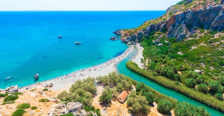 Rethymno: Preveli Beach Damnoni Beach Kourtaliotiko Day Trip - The bus ride from Rethymno to Kourtaliotiko Gorge