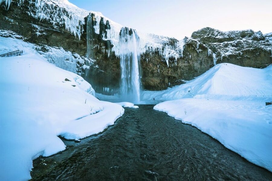 Reykjavík: South Coast Waterfalls, Black Sand & Glacier Tour - Skógafoss gives you Iceland’s classic waterfall moment