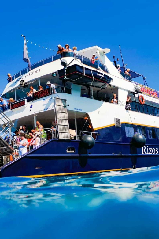 Rhodes: Lindos Cruise with 2 Swim Stops - A full Rhodes day built around Lindos