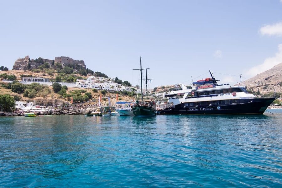 Rhodes: Lindos Cruise with 2 Swim Stops - How good is the value at $47?