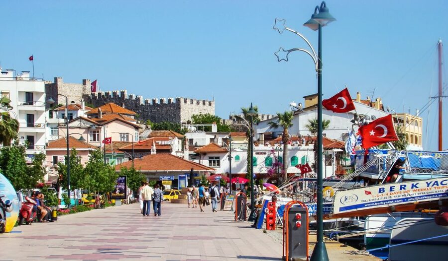 Rhodes: Marmaris Day Trip by High-Speed Boat - Marina, food, and the beach walk
