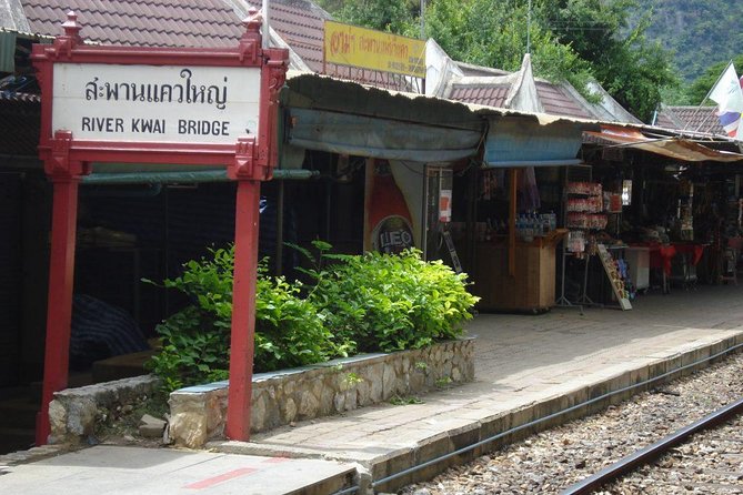 River Kwai Day Tour from Bangkok – History, Scenery & Culture - The Death Railway train and the wooden viaduct
