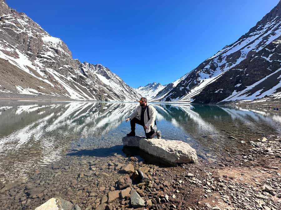 Santiago: Portillo and Laguna del Inca Day Trip with Picnic - From Santiago to the first mountain views