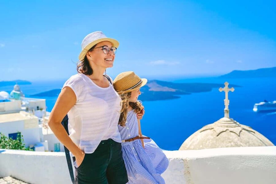 Santorini Guided Day Trip From Crete with Ferry Tickets - The ferry crossing takes patience