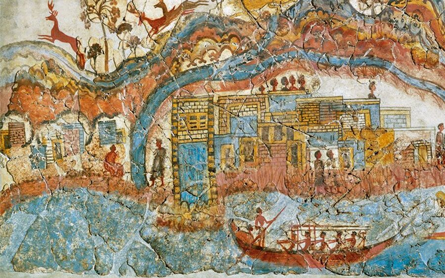 Santorini: Mythical Day Trip to Akrotiri with Volcano Cruise - Akrotiri, the town sealed in volcanic ash