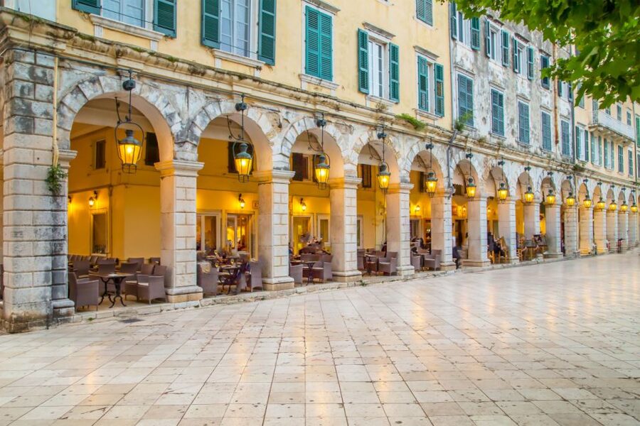 Saranda: Corfu Town and Palaiokastritsa Day Trip with Cruise - From Saranda harbor to Corfu’s old town