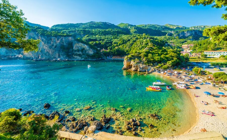 Saranda: Corfu Town and Palaiokastritsa Day Trip with Cruise - What the $82 price really covers
