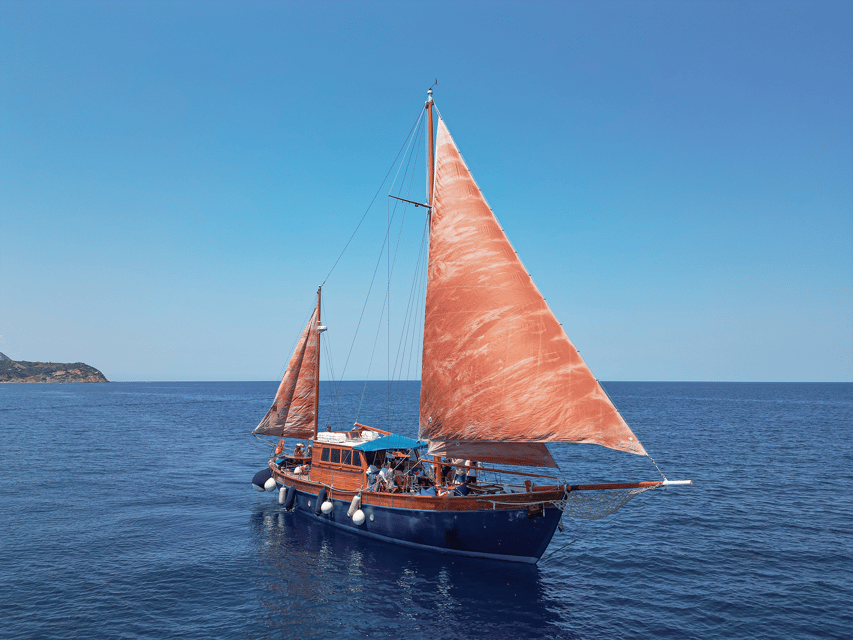 Skiathos: Wooden Sailboat Full- or Half-Day Trip with Meal - Tsougria and Arkos for more water time