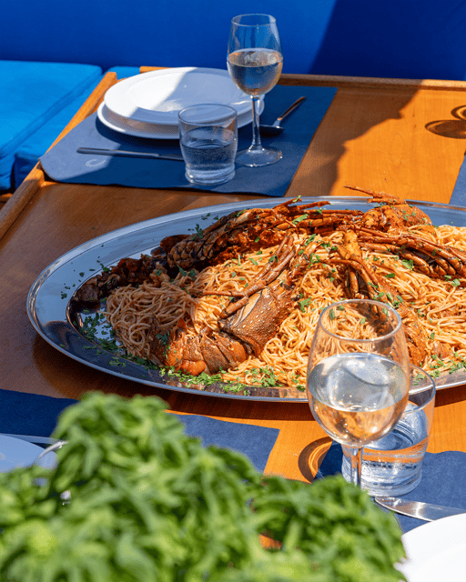 Skiathos: Wooden Sailboat Full- or Half-Day Trip with Meal - Dimitri, the crew, and the tone on board
