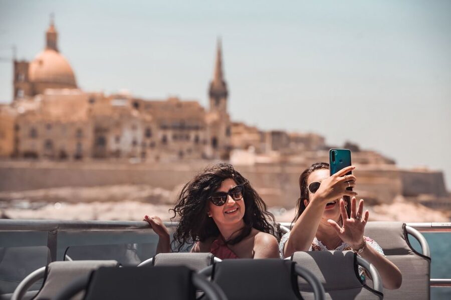 Sliema or St. Paul's Bay: Best of Gozo and Comino Day Trip - Comino and the crowded Blue Lagoon