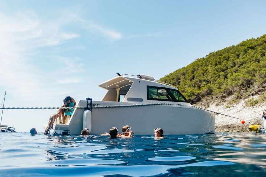 Split: Blue Cave, Vis & Hvar Full-Day Trip by Speedboat - Budikovac offers the longest swim
