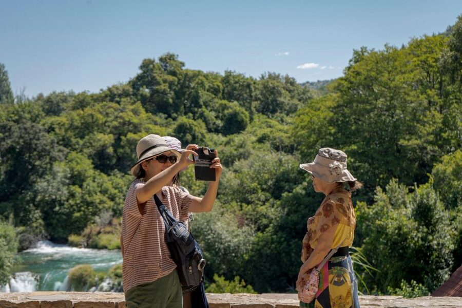 Split: Krka Waterfalls Guided Day Trip with Swim & Boat Tour - Swimming in the Krka River at Skradin