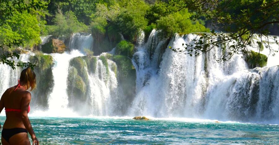 Split: Krka Waterfalls Guided Day Trip with Swim & Boat Tour - Getting from Split to Krka National Park