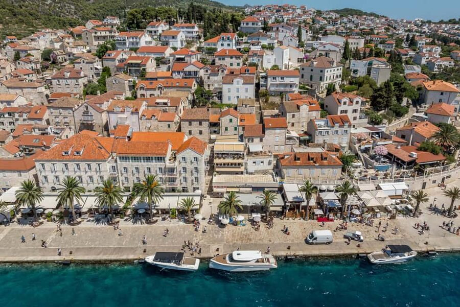 Split or Trogir: Blue Cave, Vis, and Hvar Speedboat Day Trip - Pakleni Islands, pine shade, and optional lunch