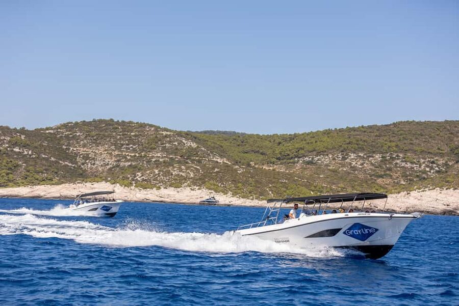 Split or Trogir: Blue Cave, Vis, and Hvar Speedboat Day Trip - Two hours in Hvar Town