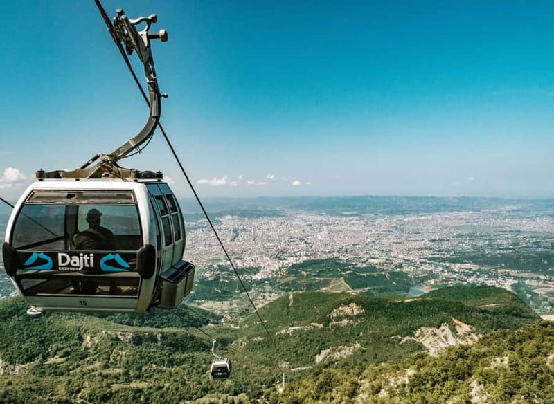 Tirana: Dajti Mountain Half-Day Trip with Cable Car Ticket - From central Tirana to the foot of Dajti