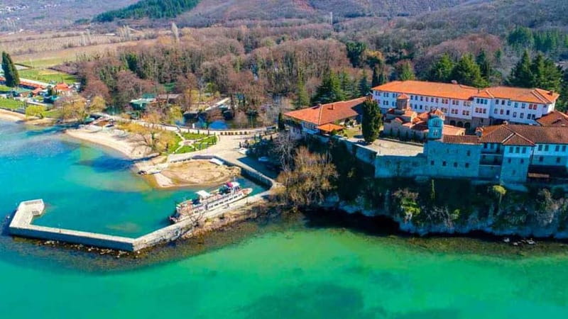 Tirana/Durres : Day Trip to Ohrid , St Naum, North Macedonia - St Naum Monastery and the springs