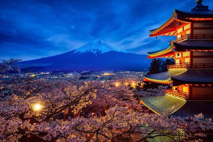 Tokyo: Mount Fuji and Hakone Private Sightseeing Day Tour - Chureito Pagoda and the famous Fuji photograph