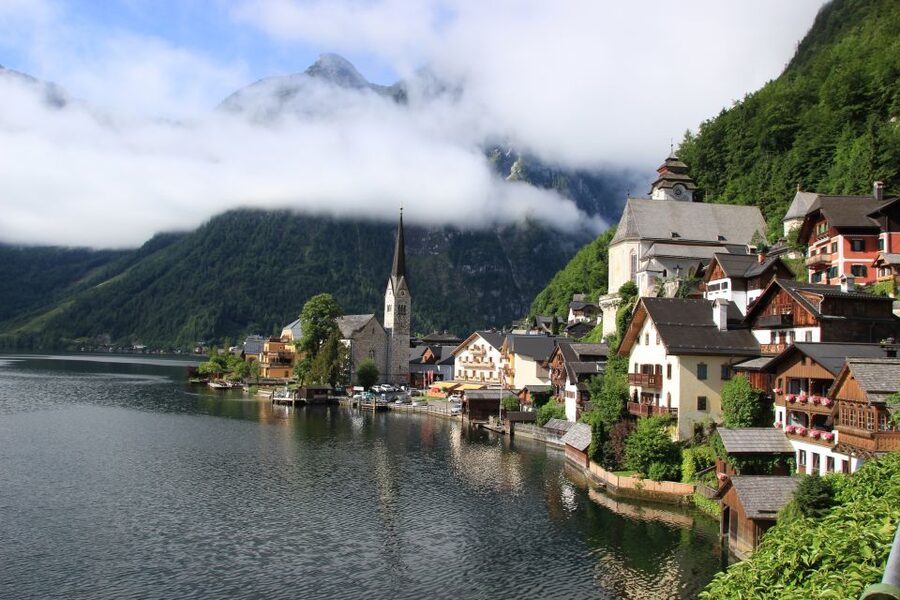 Vienna: Hallstatt & Alpine Peaks Day Trip with Admont Abbey - Hallstatt, with a guided walk and free time